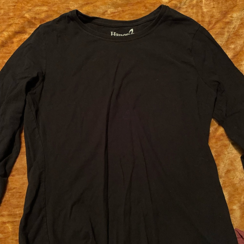 Regular long black sleeve